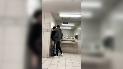 Twinks in the Mall Bathroom