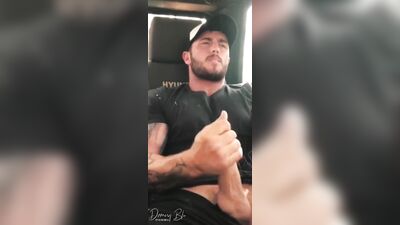 BUFF DIGGER DRIVER WANKS AT WORK