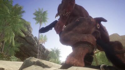 Minotaur Cums HUGE Load Inside Wolf Male (Gay Mating) | Wild Life Furry