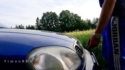 The guy was sexually aroused by a passer-by who helped him fix his broken car