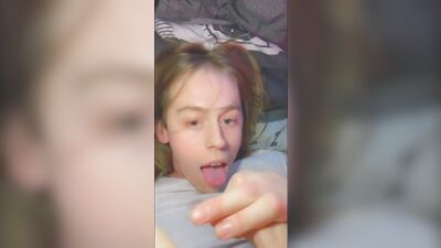 White Slutty Boi Self Facial Cumpilation