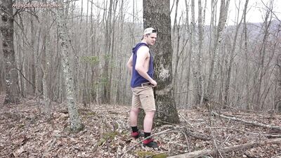 Daddy Bear Will Angell breeds Scott Ryder out in the woods