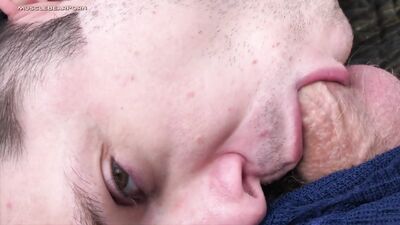 Daddy Bear Will Angell breeds Scott Ryder out in the woods