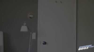 Young stud pleasures his boss with bareback blowjobs and anal sex!