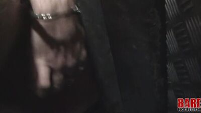 Young Stranger Takes a Piss in Public Restrooms While Cruising for Sex - BareFuckSluts Version