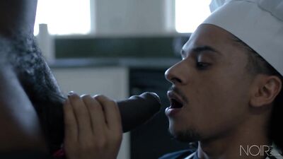 The Chefs Passion - Armond Rizzo and August Alexander Cook up a Storm in the Kitchen, with a Side of Latino Passive Bottom Black Cock Sucking