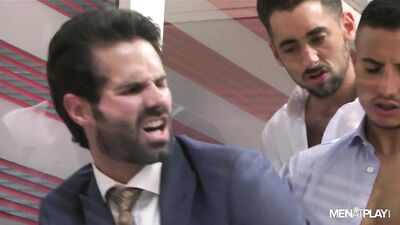 Office Affairs: Massimo Piano, Klein Kerr and Dani Robles Workplace Sexcapade