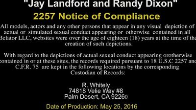 Sexy Macho Men, Jay Landford and Randy Dixon, Go Wild in a Hot and Sweaty Encounter