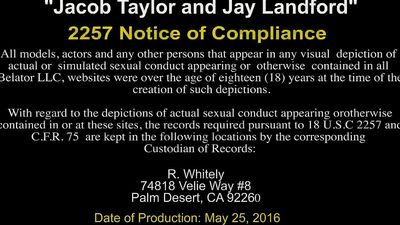 Raw and Ready: Jacob Taylor & Jay Landfords First-Time Bareback Gangbang