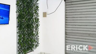 Young Hairdressers Passionate Kiss with a Barber