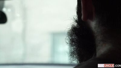 The Hipsters Gay Sex in the Car Adventure - Markus Kage and Brent North