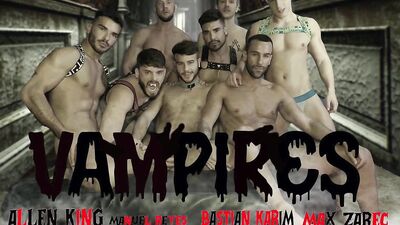 Gay Porn Raw Fuck Club: Steamy Leather Sauna Touzeurs Orgy with Manuel Reyes, Allen King and more
