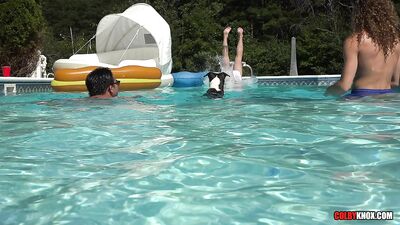 Behind the Backyard Pool Party: A Night of Hot Gay Sex with ColbyKnox