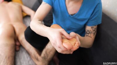 European Embrace: Stone Massaged to Orgasm by Gallagher