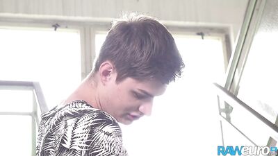 Young Bucks Get Raw and Bareback in the Stairwell