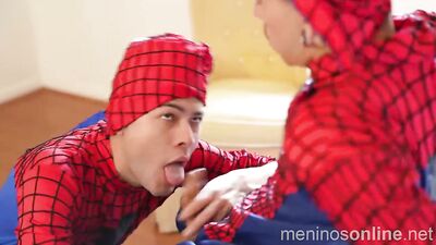 Spider-Mans Gay Porn Adventure: The Fuck At Home Edition