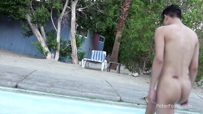 Young Asian Hottie Takes A Dip - Nolan Knoxs Gay Porn Debut