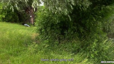 Czech Hunter - 628: The Sun, the Grass and a Handsome Stranger