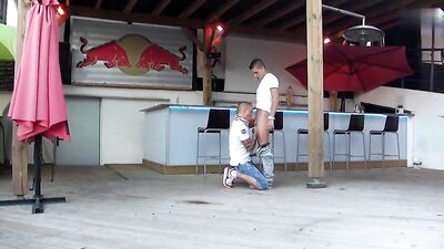 Young Arab Seduces French Barman in Empty Bar