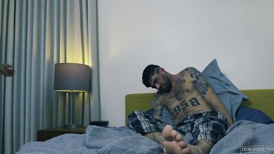 Power Shift - Chris Damned, Adrian Hart and Blain OConnor in Gay Porn Cuckolding Scene