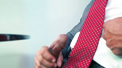 Office Fuck Buddy - MenAtPlay Workday Solo Male Suit