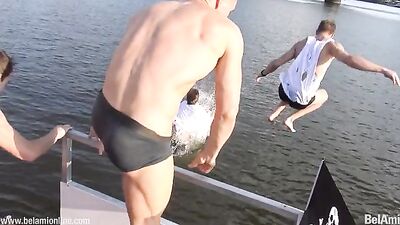 Ricks Huge Cock Takes Down Young Twink Kieran Benning in Hot Bareback Sex Scene!