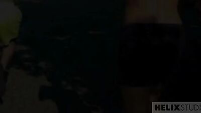 Gym Buddies - Audrey Breeze, James Lewis - Muscle Twunk American Dream