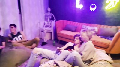 young teen double penetrated by his two friends - a gay porn video on