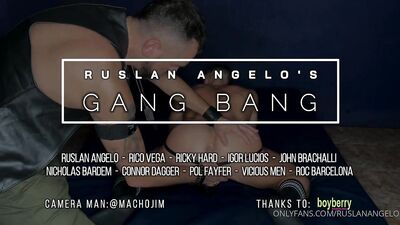 Ruslans Ultimate Gang Bang: The Nine-Man Orgy with a Twist!