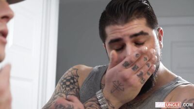 Double Daddy Delight: Two Passive Twinks Seduced by Mature Men