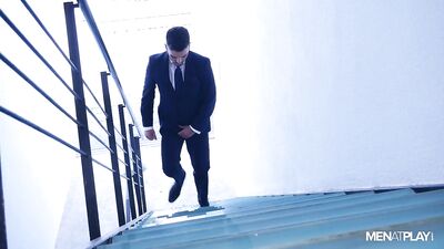 Bursting Suits and Ties - A Morning of Gay Porn with Rafael Ferreira and Pol Prince