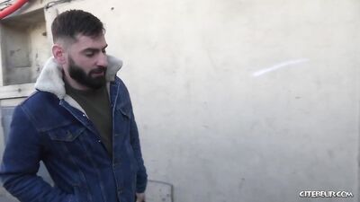 Raw dick in a hairy ass - French gay porn video