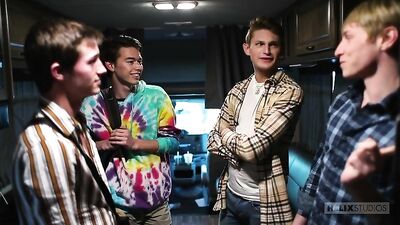 Three Boys Fantasy: Jace, Jordan and Dallas First Threesome Experience