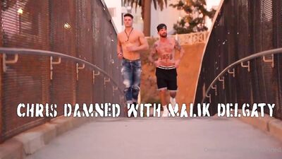 Chris Damneds Creamy Facialexperience with Malik Delgaty in Gay Porn