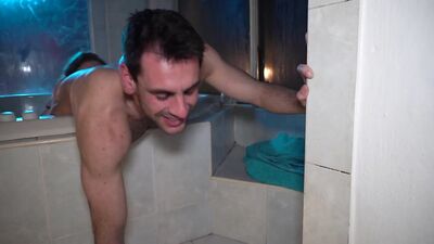 Dylans Cum Showdown with Ashton and Kent in the Jacuzzi (max length: 190 characters)