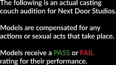 Tylers Wild Audition - Jerking off a Monster Cock!