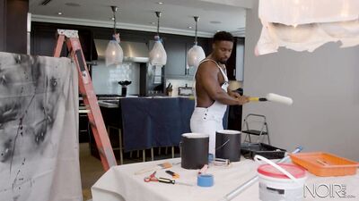 DeAngelos Artistic Masterpiece with Black American Hunk and Big Butt