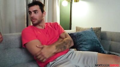 Bro, do you love the dick? - A hot gay porn adventure with two cute Caucasian brothers