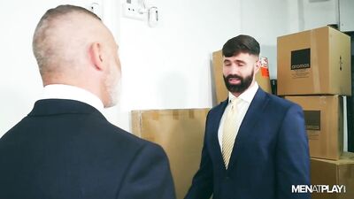 Suit and Tie Bukkake: A Gay Porn Movie to Conquer Office Stress?