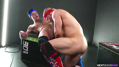 Pumping Iron and Filling Holes - A Gay Porn Adventure!