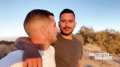 Gay Porn Cruising Adventure in the Dunes of Mas Palomas: RawFuckClubs Three Kings Take Over the Beach