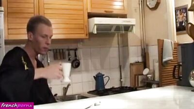 Morning Delight with Friends: A French Maverick and His Skinny Friend Suck Each Other Off Over Breakfast