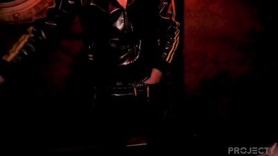 Puppies excités baisent dans les chiottes du club