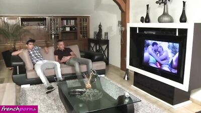 Best Friends Explore Gay Porn, End Up Sucking Each Others Dicks