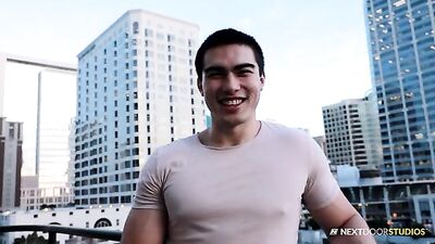 Masturbating Solo: Hot Asian Guy Axel Kane Pleasures Himself Into Orgasmic Bliss!