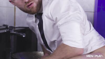 Golden Showers - Manuel Skye and Olivier Roberts Toilet Servant Fantasy