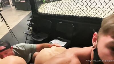 Josh and Zachs Ass Licking Gym Workout with a Twist!