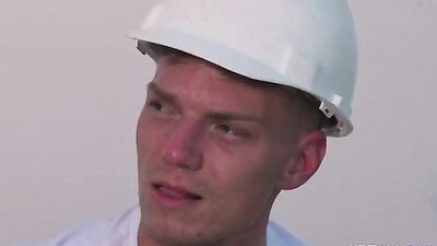 Gay Porn Video: Construction Butts - Two Hunky Builders Get Their Anal Tickled by Kyle and Alpha