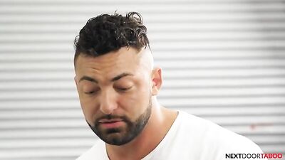 Gearheads and Muscle Gods: Andrew Miller and Lucca Mazzis Steamy Mechanic Meet-up