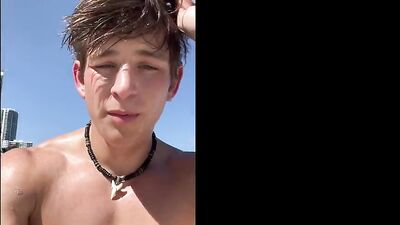 public bathroom fun with reno & tony - masturbation, beau gosse